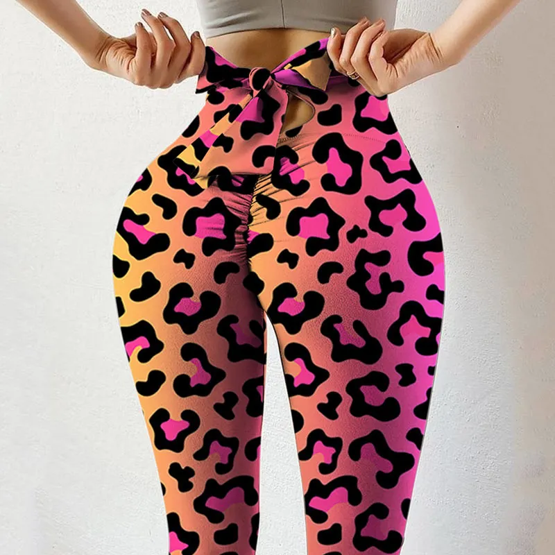 Digital Printed Bowkont Yoga Sports Pants