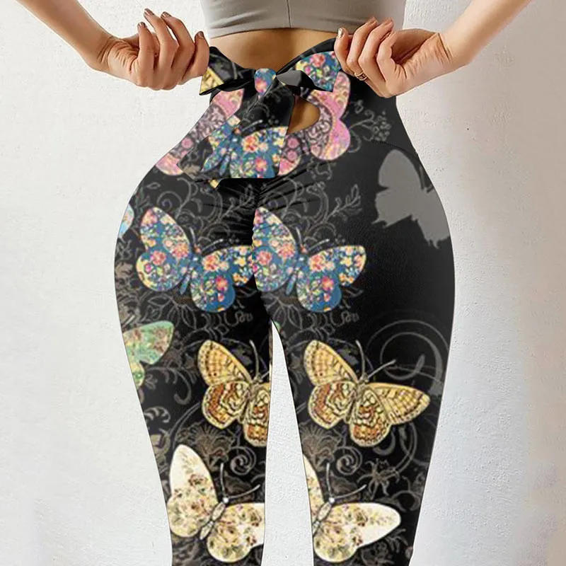 Digital Printed Bowkont Yoga Sports Pants