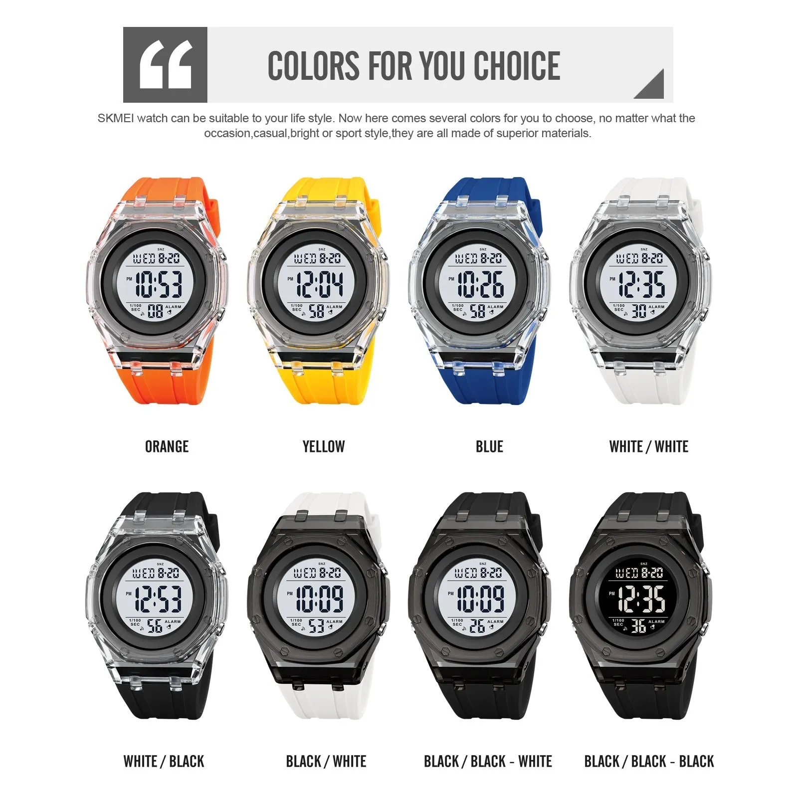 Digital Sports Watch Perfect Accessory for Any Active Lifestyle - 2063