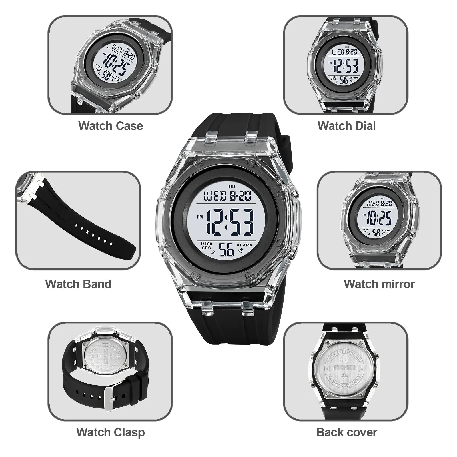 Digital Sports Watch Perfect Accessory for Any Active Lifestyle - 2063