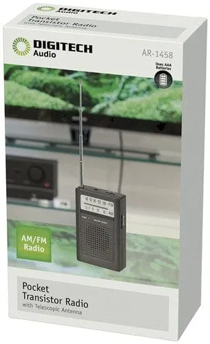 Digitech Portable AM/FM Transistor Radio AR1458