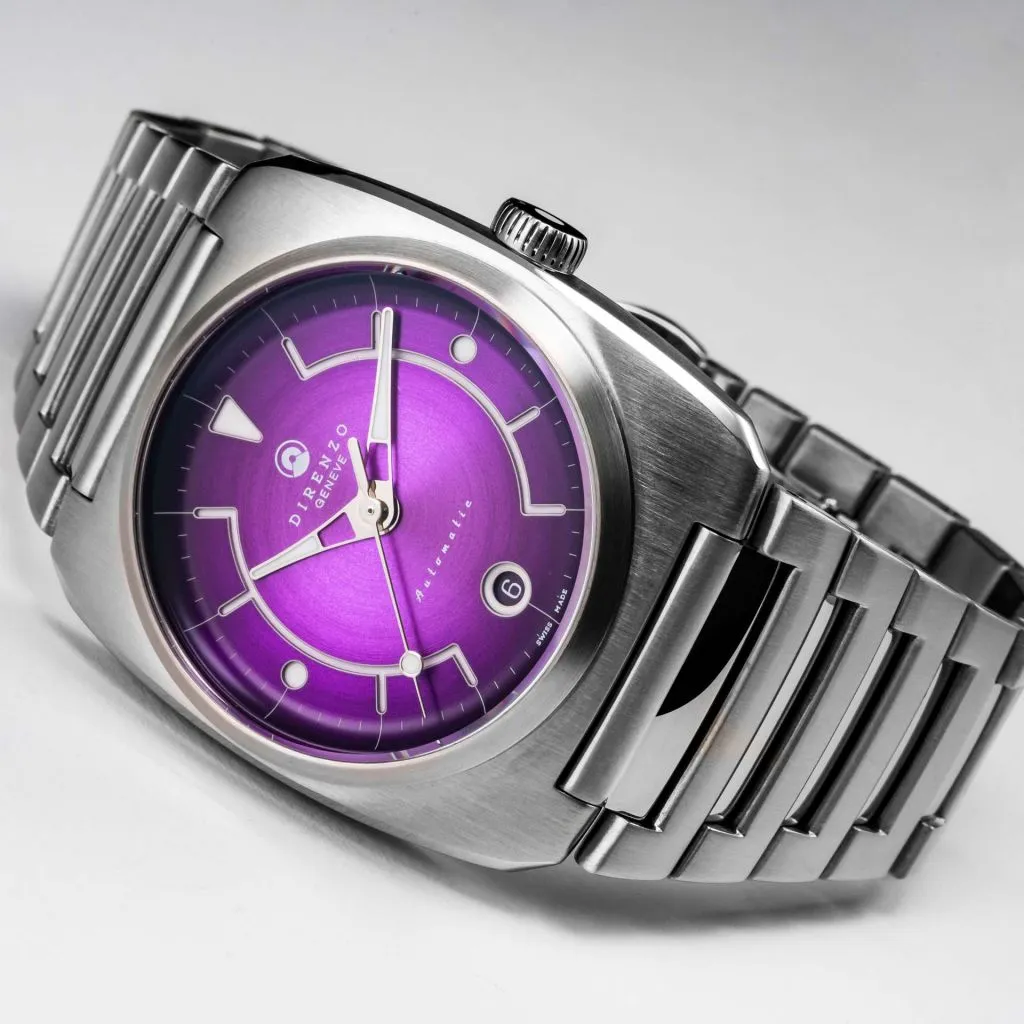 Direnzo DRZ02R Aerolite Purple&nbsp;Date - Swiss&nbsp;Made