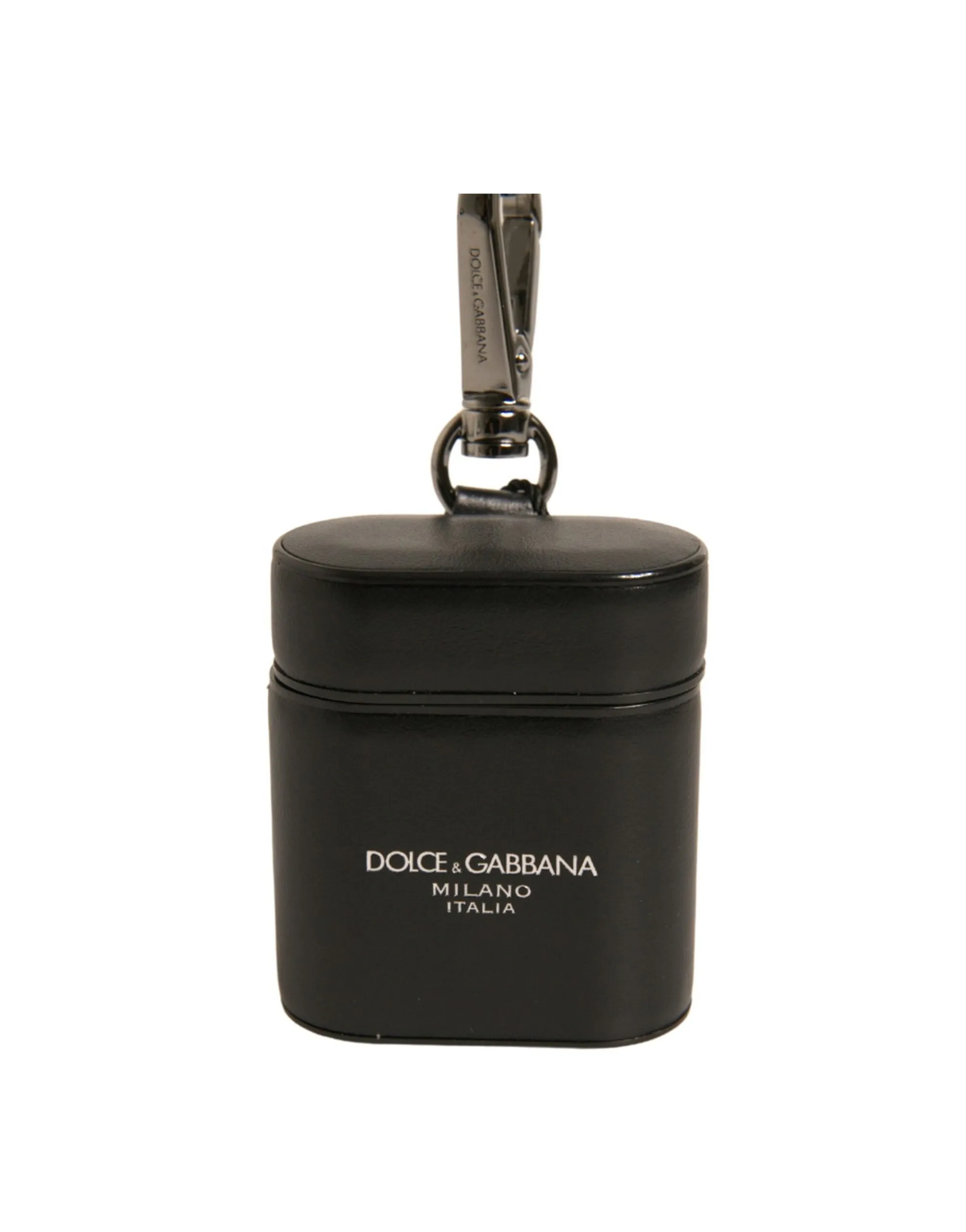 Dolce&Gabbana Unisex Black Airpods Case Polycarbonate Plaque Small Casual Holder
