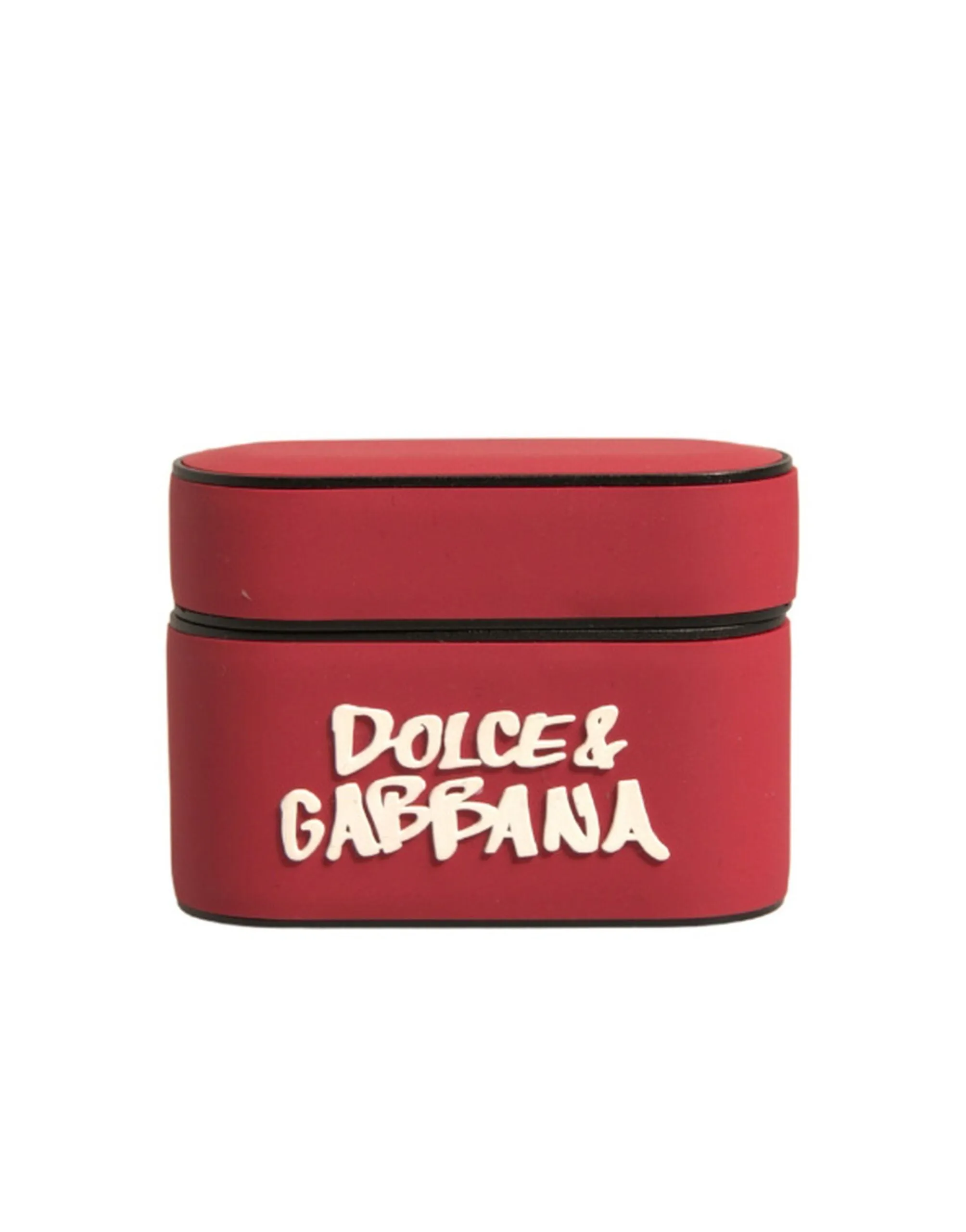 Dolce&Gabbana Unisex Red Airpods Case Polycarbonate Plaque Small Casual Holder