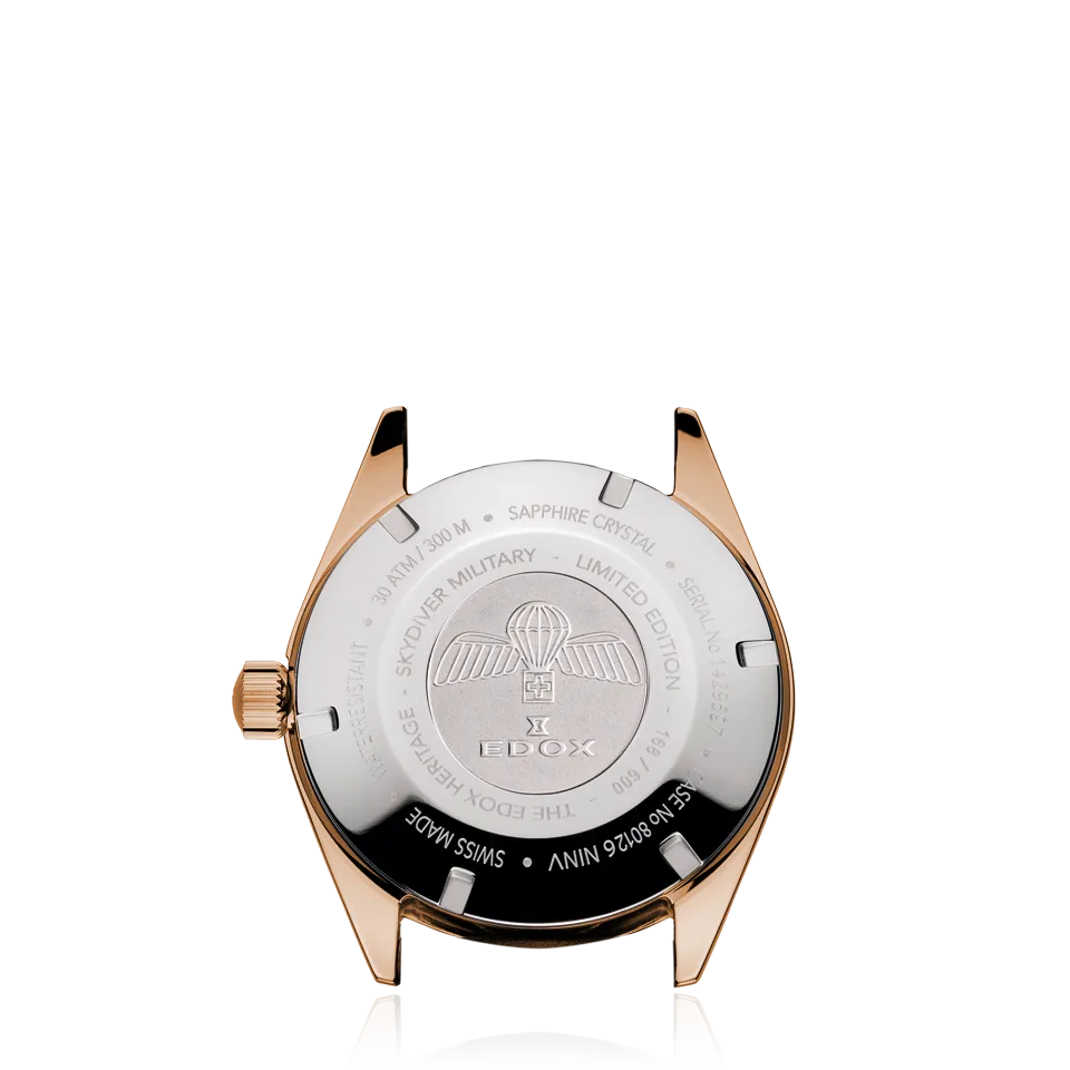 EDOX SWISS MADE 80126-BRN-BUIDR SKYDIVER DATE AUTOMATIC LIMITED EDITION