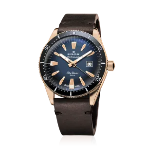 EDOX SWISS MADE 80126-BRN-BUIDR SKYDIVER DATE AUTOMATIC LIMITED EDITION