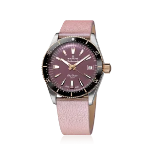 EDOX SWISS MADE 80131-357RNRC-VIO SKYDIVER 38 DATE AUTOMATIC SPECIAL EDITION