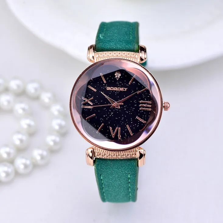 Emily Edwards Rose Gold Leather Watches