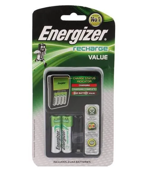 Energizer Recharge Value Battery Charger Set