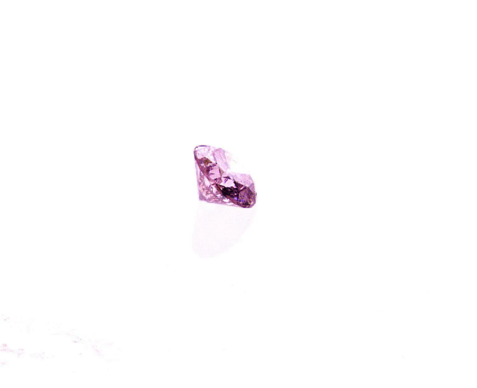 Fancy PINK Color 0.04 CT Natural Small Loose Diamond Round Cut GIA Certified