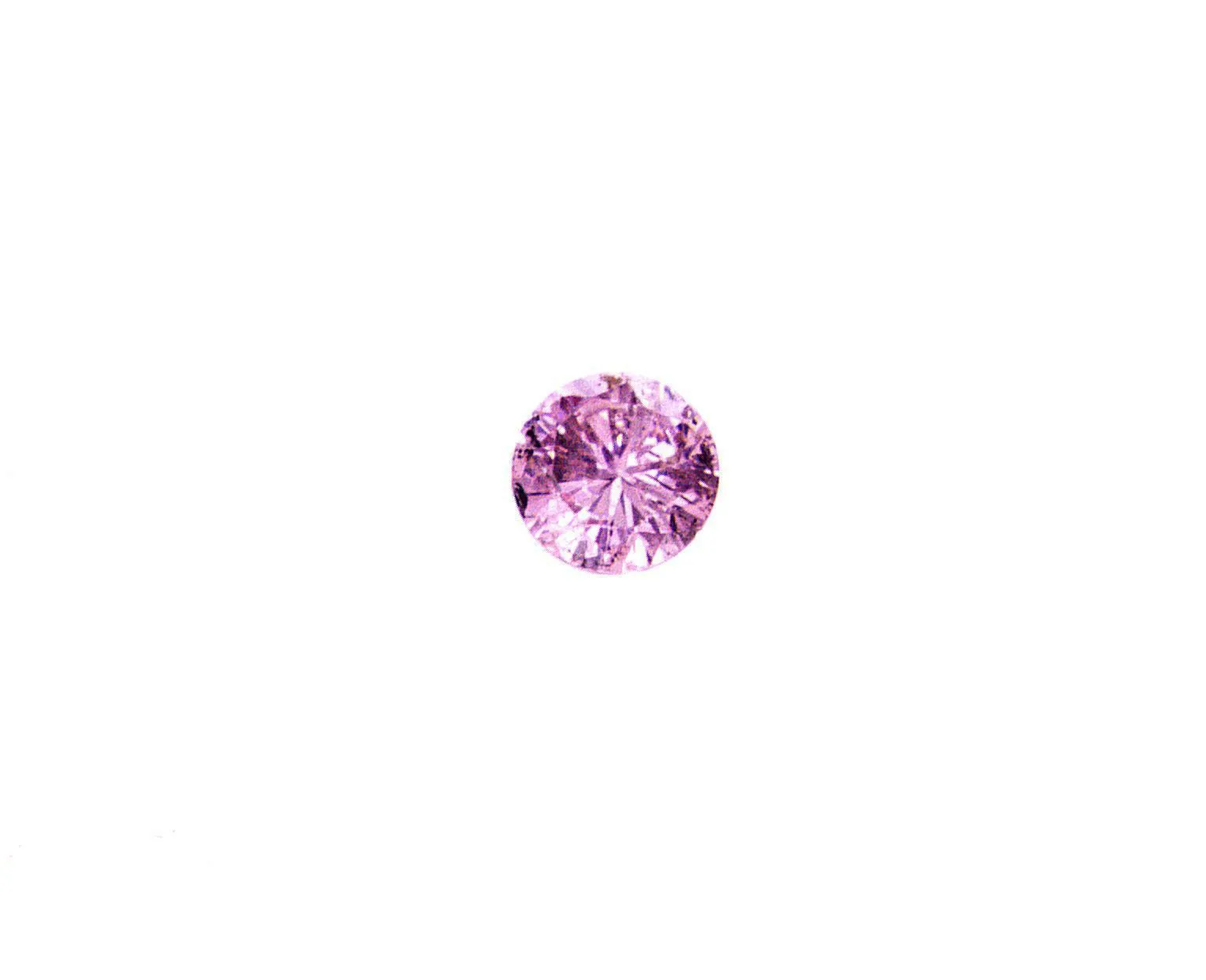Fancy PINK Color 0.04 CT Natural Small Loose Diamond Round Cut GIA Certified
