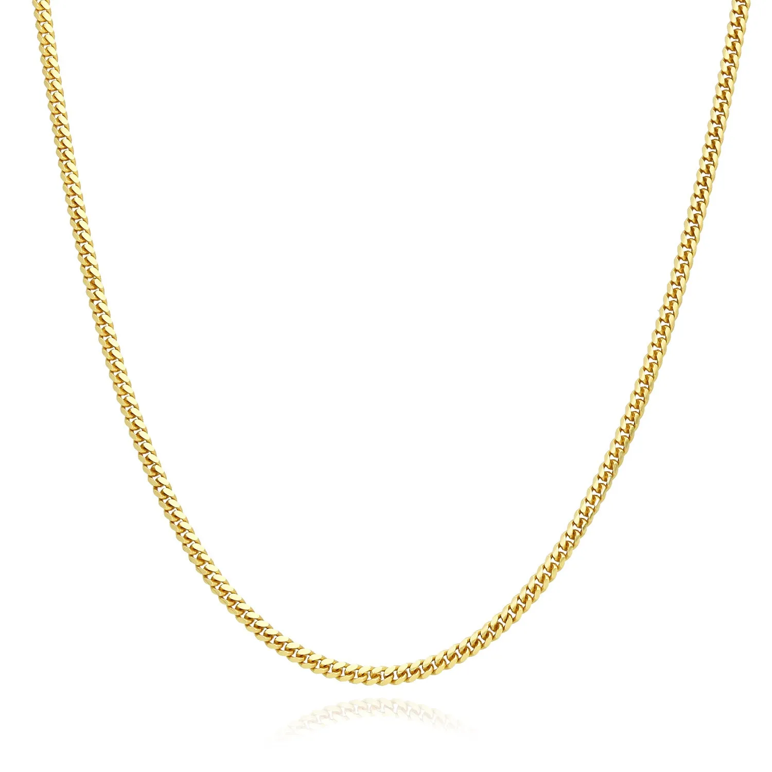 Fine Jewelry 14K SOLID GOLD Miami Cuban Necklaces