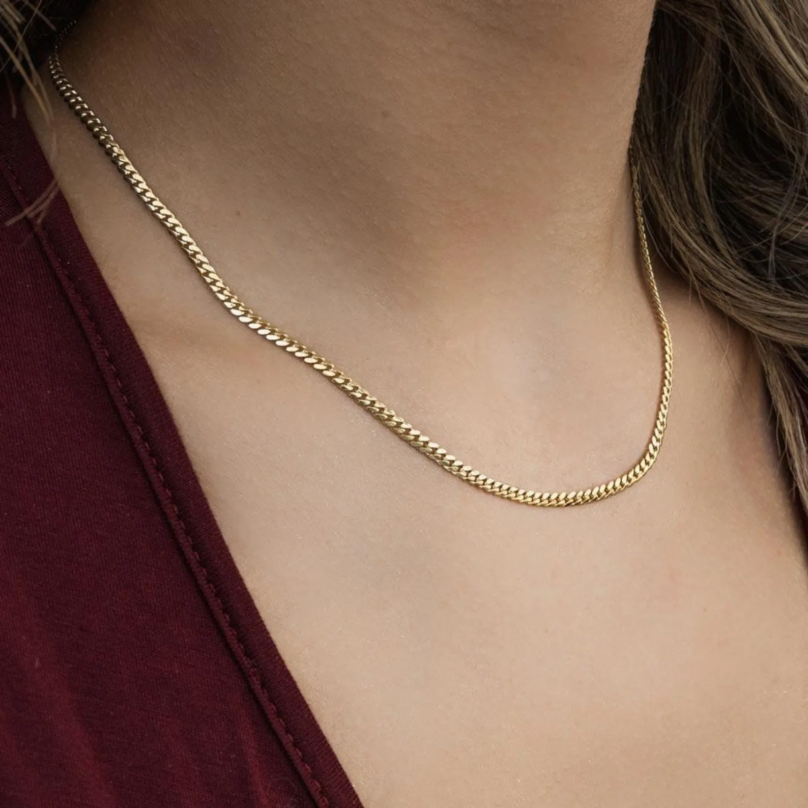 Fine Jewelry 14K SOLID GOLD Miami Cuban Necklaces