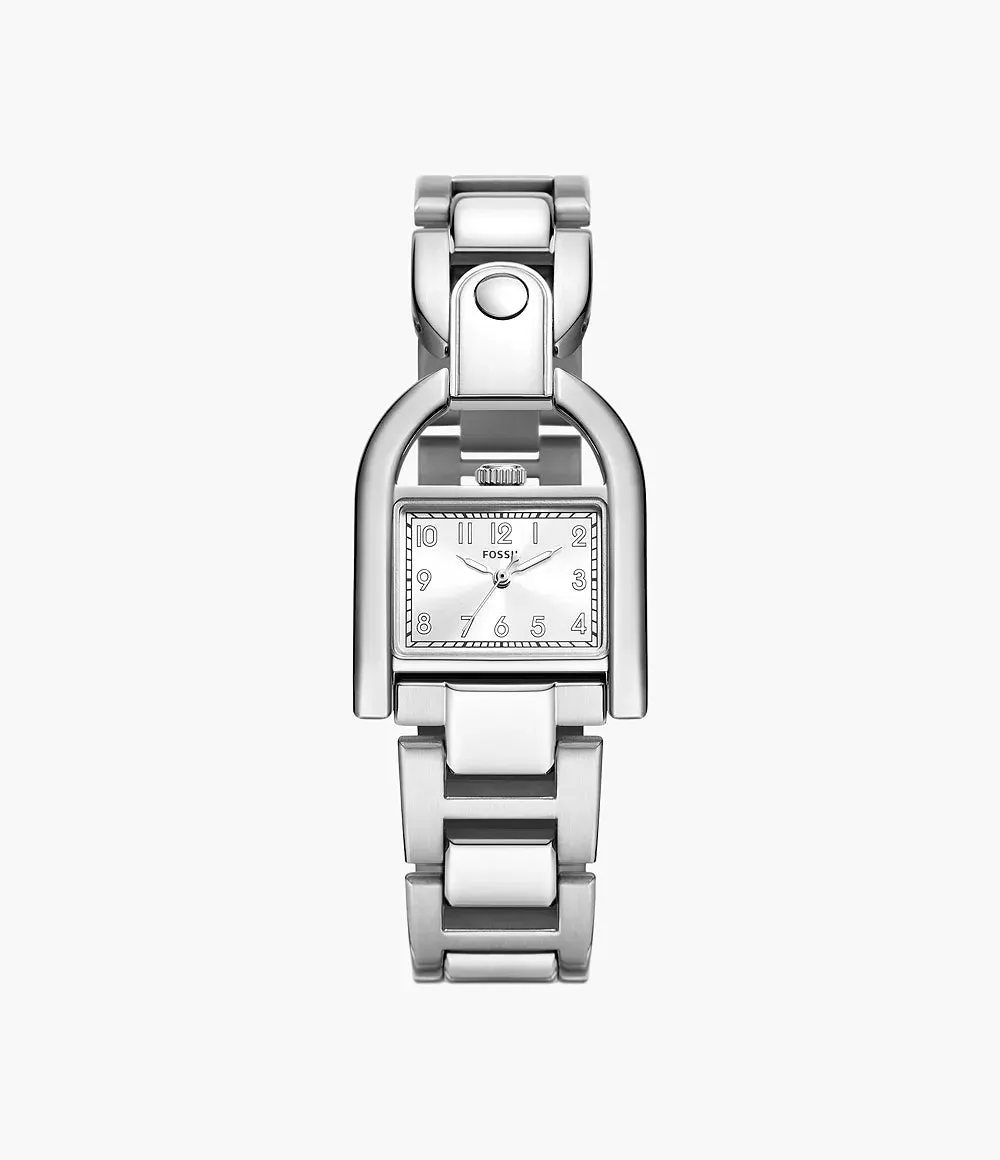 Fossil Harwell Three-Hand Stainless Steel 28mm Ladies Watch