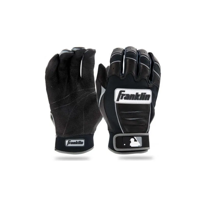Franklin CFX Pro Chrome Batting Gloves - Black