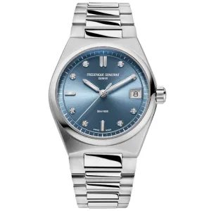 Frederique Constant Highlife Blue Dial Ladies Quartz Watch FC-240LND2NH6B