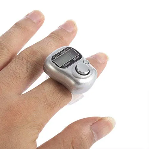 FreshDcart Manual Hand Finger Counting Machine Digital Head Electronic Tally Counter for Cricket Umpire and Various Counting Purpose (10Qty), plastic, Multicolour