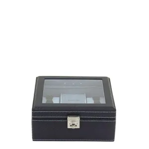 Friedrich23 Carbon 5-seater clock box box with dark blue 32058-5 led led
