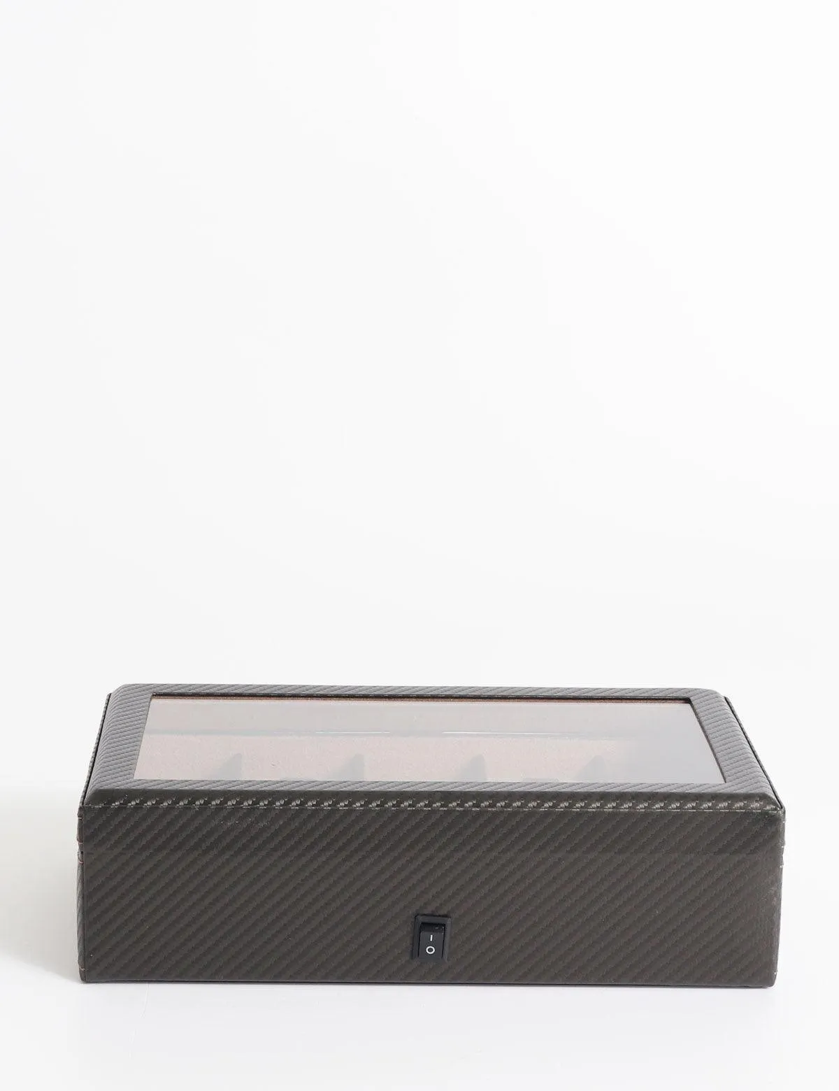 Friedrich23 Carbon 9-seater clock box box with dark brown led 32059-3