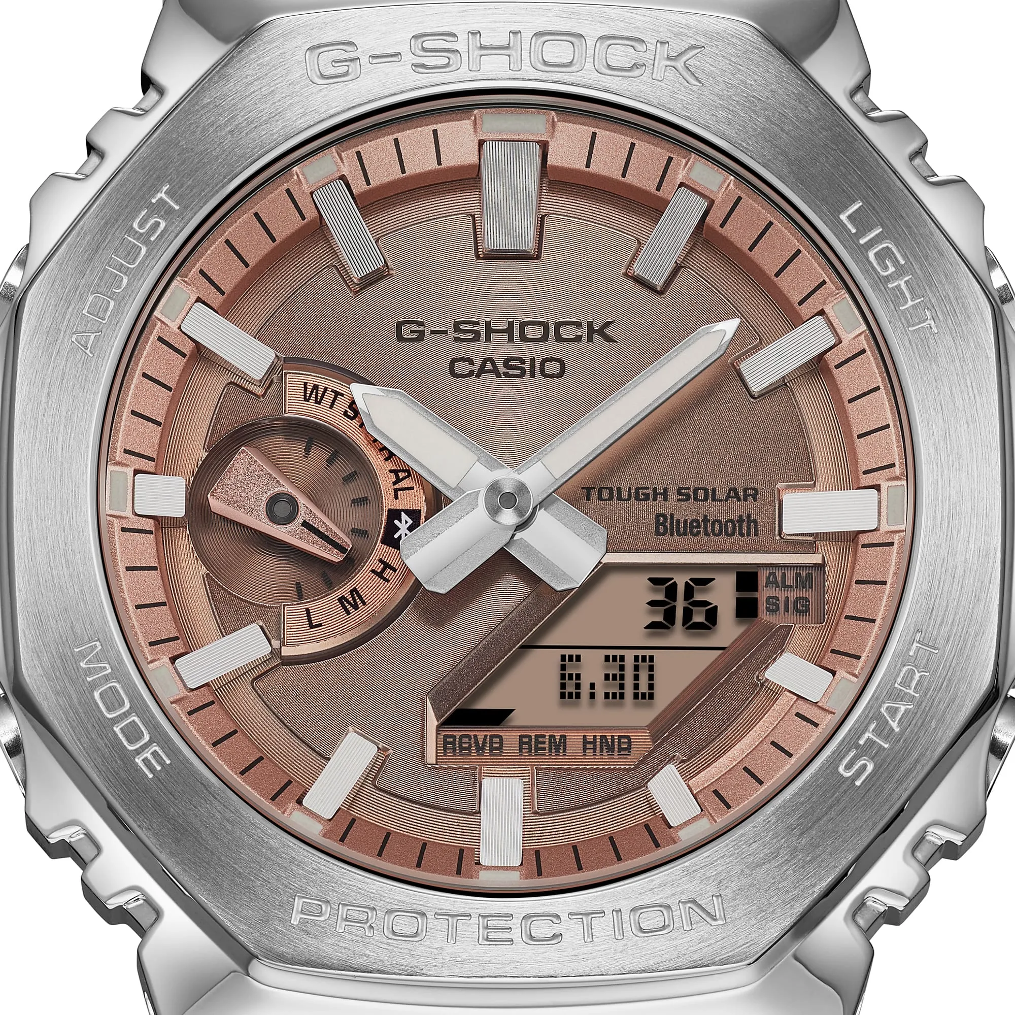 G-Shock Analog-Digital Full Metal Salmon Dial Men's Watch GMB2100AD-5A