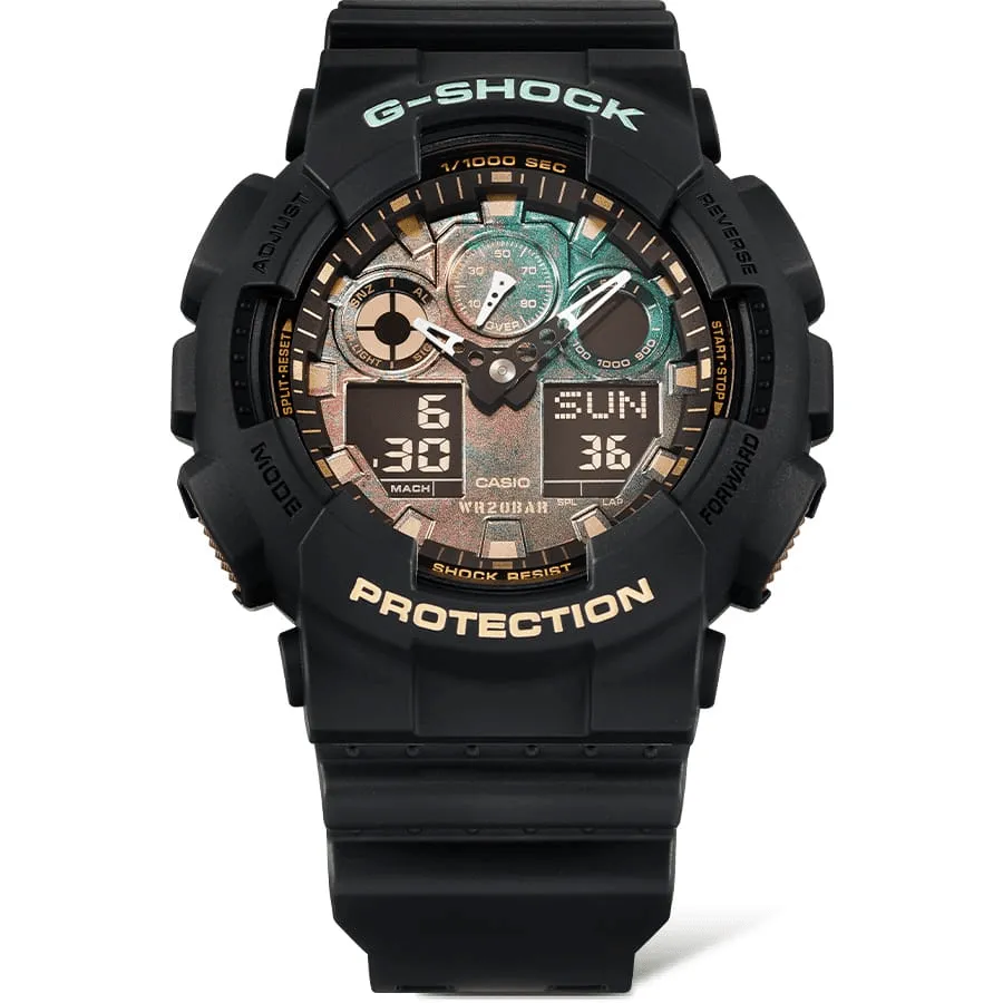 G-Shock Analog-Digital GA-100 SERIES Quartz Men's Watch GA100RC-1A