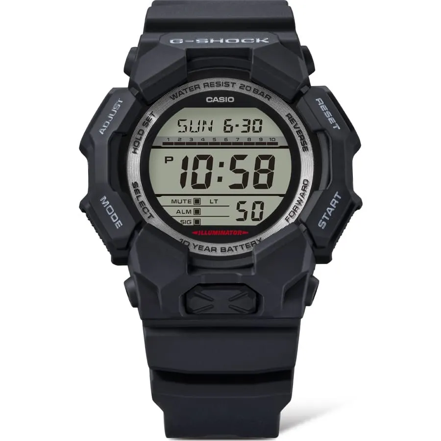G-Shock Digital 10-Year Battery Black Men's Watch GD010-1