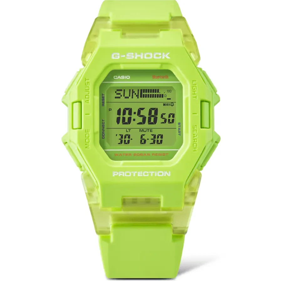 G-Shock Digital 41.5mm Fluorescent Green Men's Watch GDB500S-3