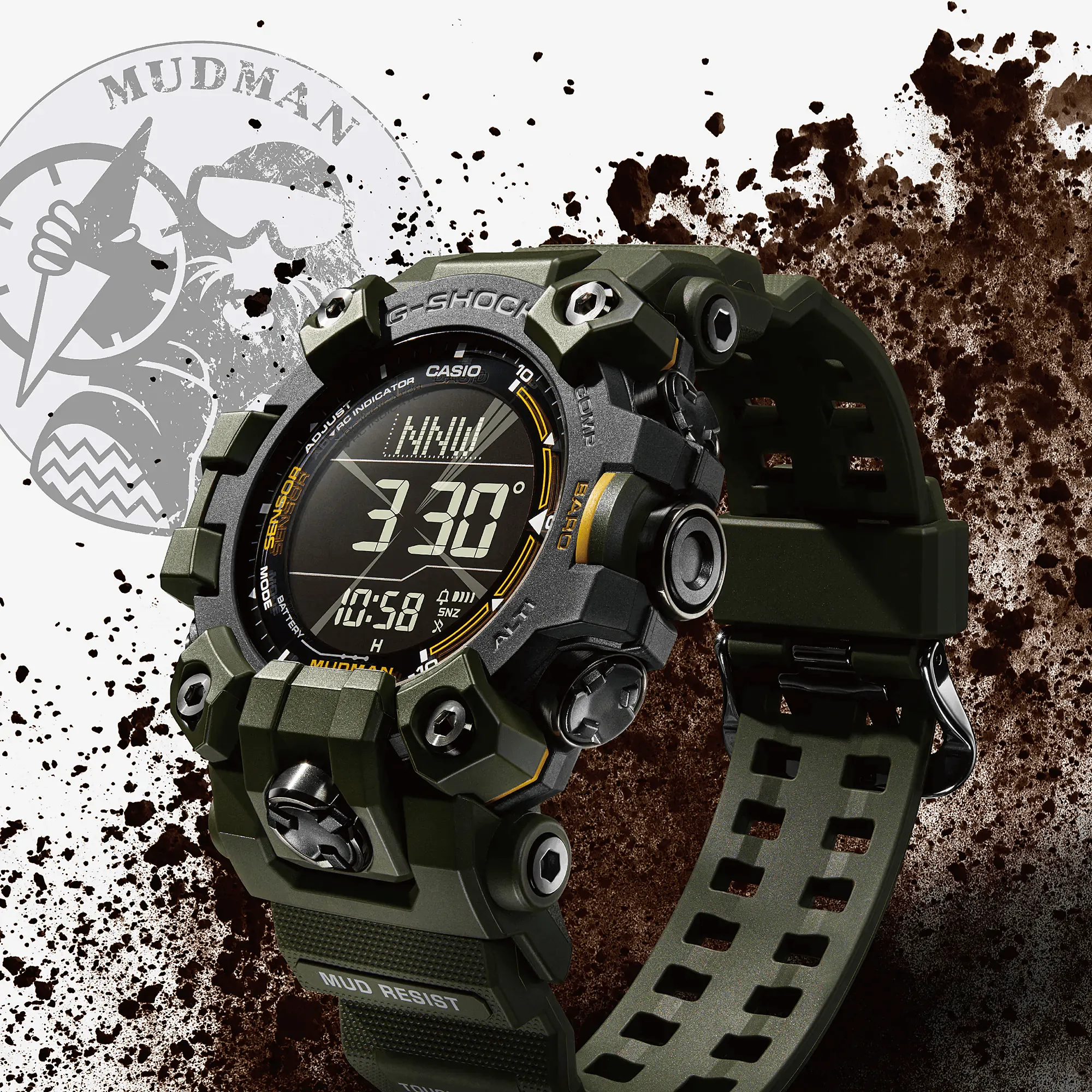 G-Shock Mudman Master of G Green Men's Watch GW9500-3