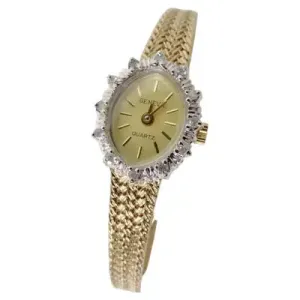Geneva Wristwatch 14K Gold
