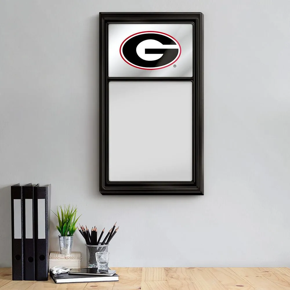 Georgia Bulldogs: Mirrored Dry Erase Note Board
