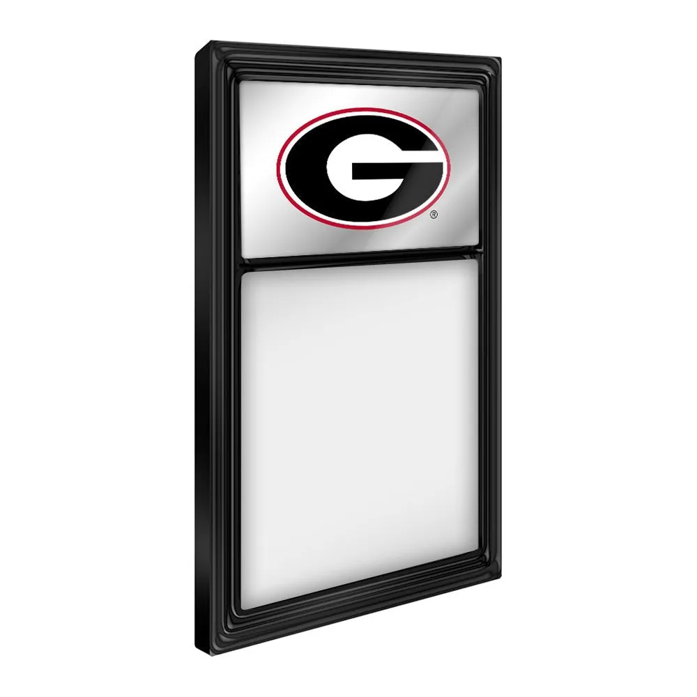 Georgia Bulldogs: Mirrored Dry Erase Note Board