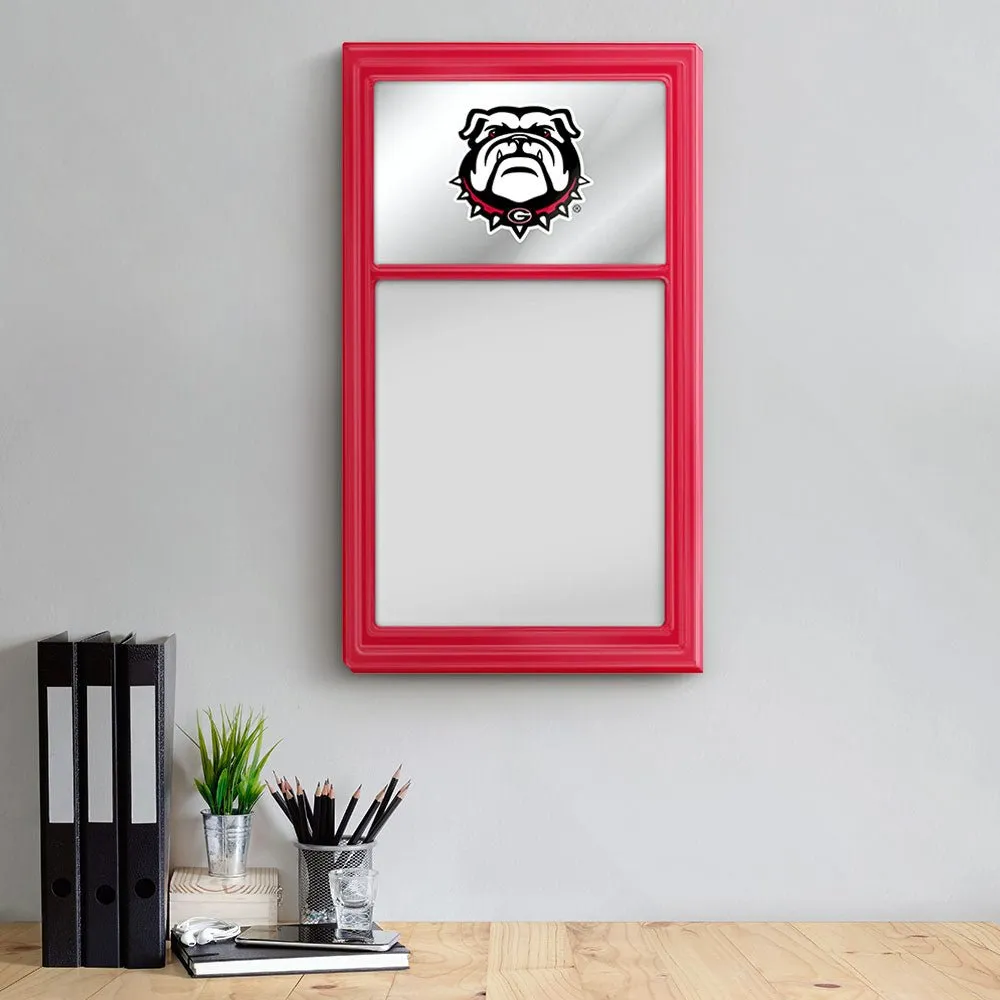 Georgia Bulldogs: Mirrored Dry Erase Note Board