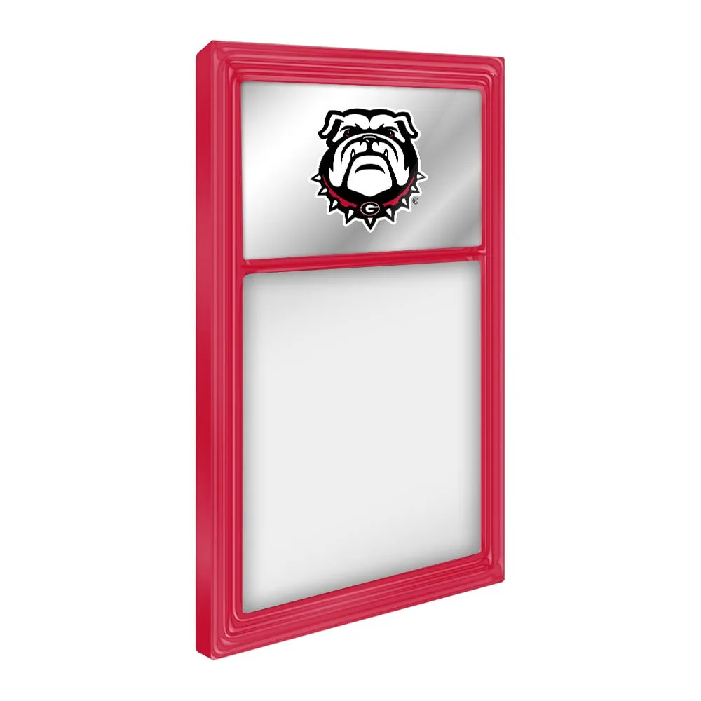 Georgia Bulldogs: Mirrored Dry Erase Note Board