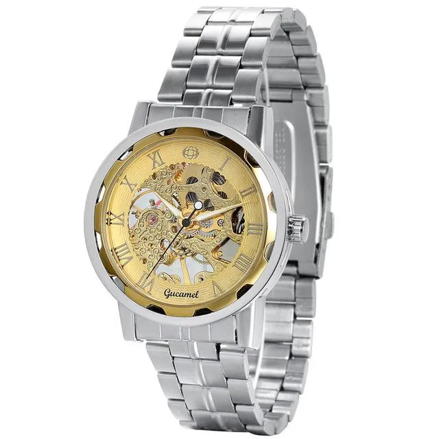 Gerald Wist Stainless Steel Waterproof Automatic Mechanical Luxury Watch
