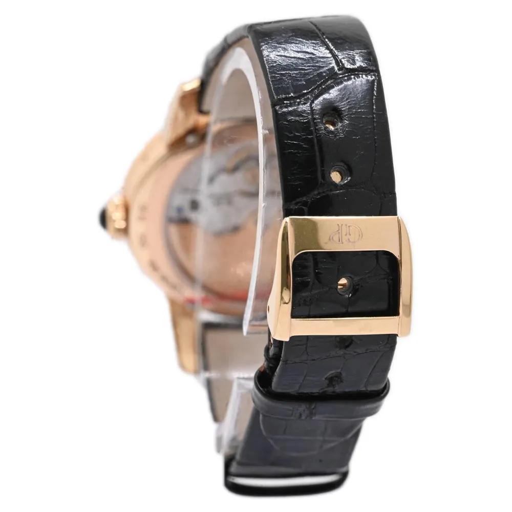 Girard Perregaux Rose Gold 35mm Black MOP Diamond Dial Watch Reference #: 80485