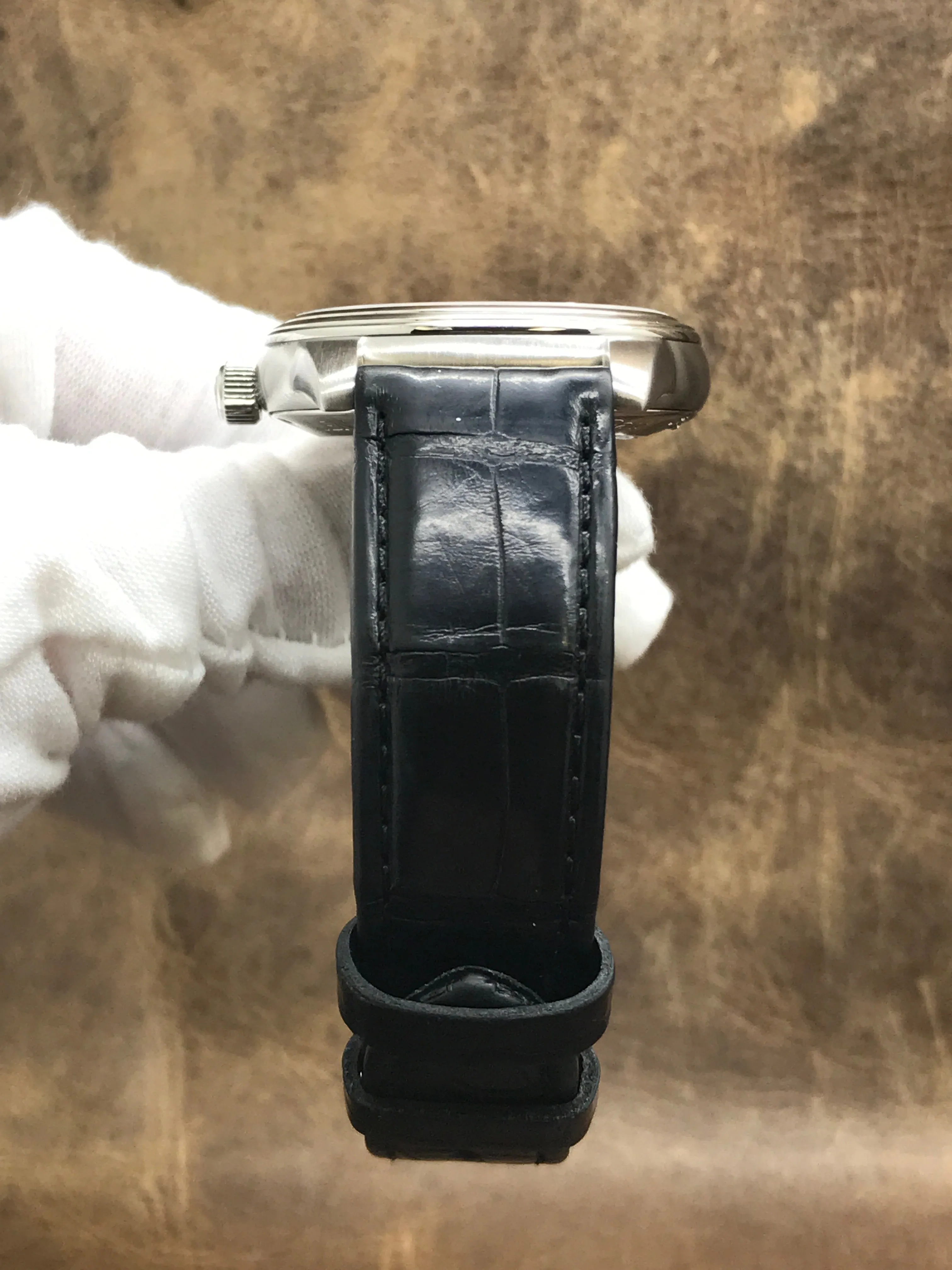 Glashutte Original Senator Panorama Date 38-42-04-22-04 Silver Dial Automatic Men's Watch