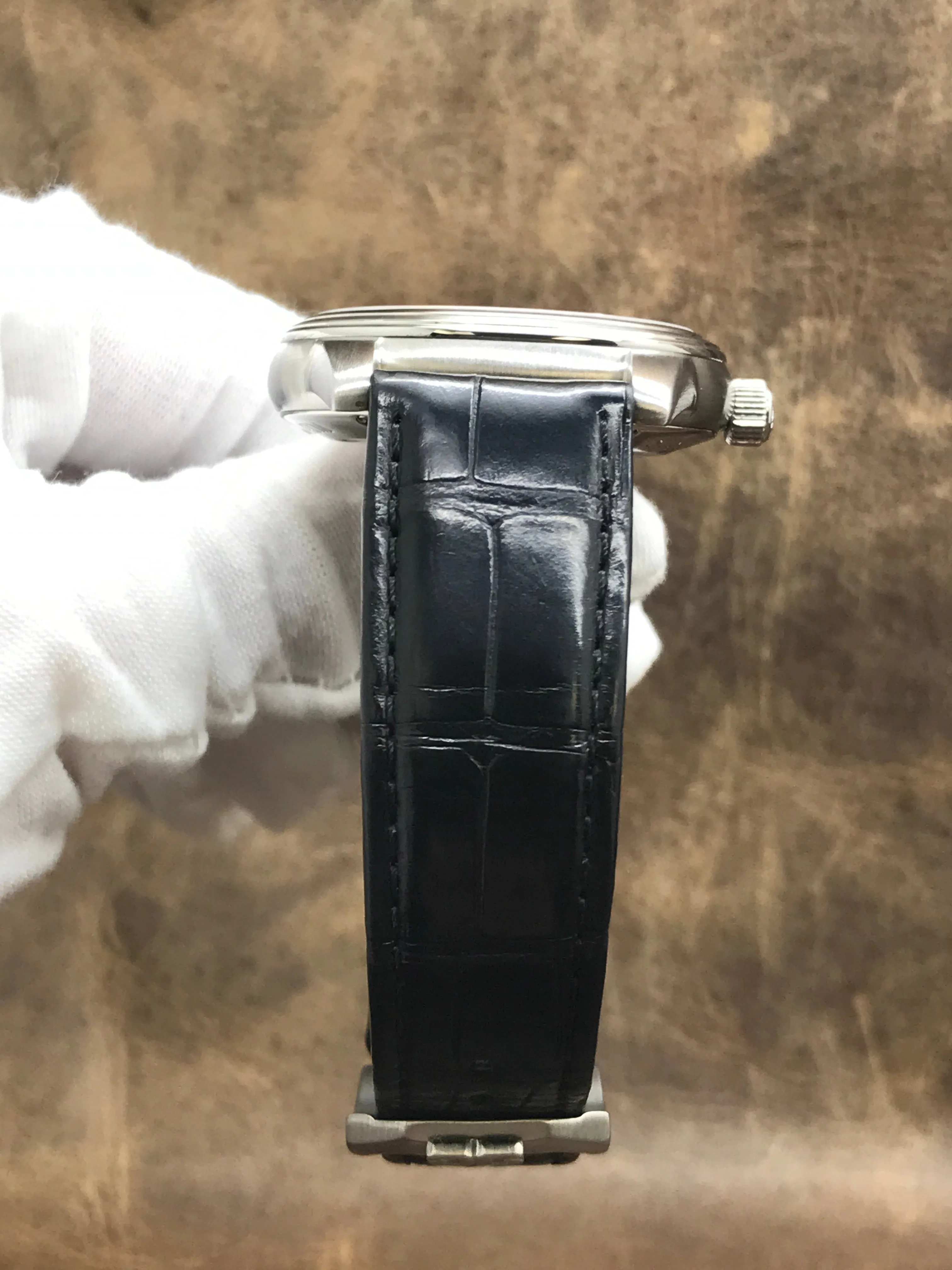 Glashutte Original Senator Panorama Date 38-42-04-22-04 Silver Dial Automatic Men's Watch