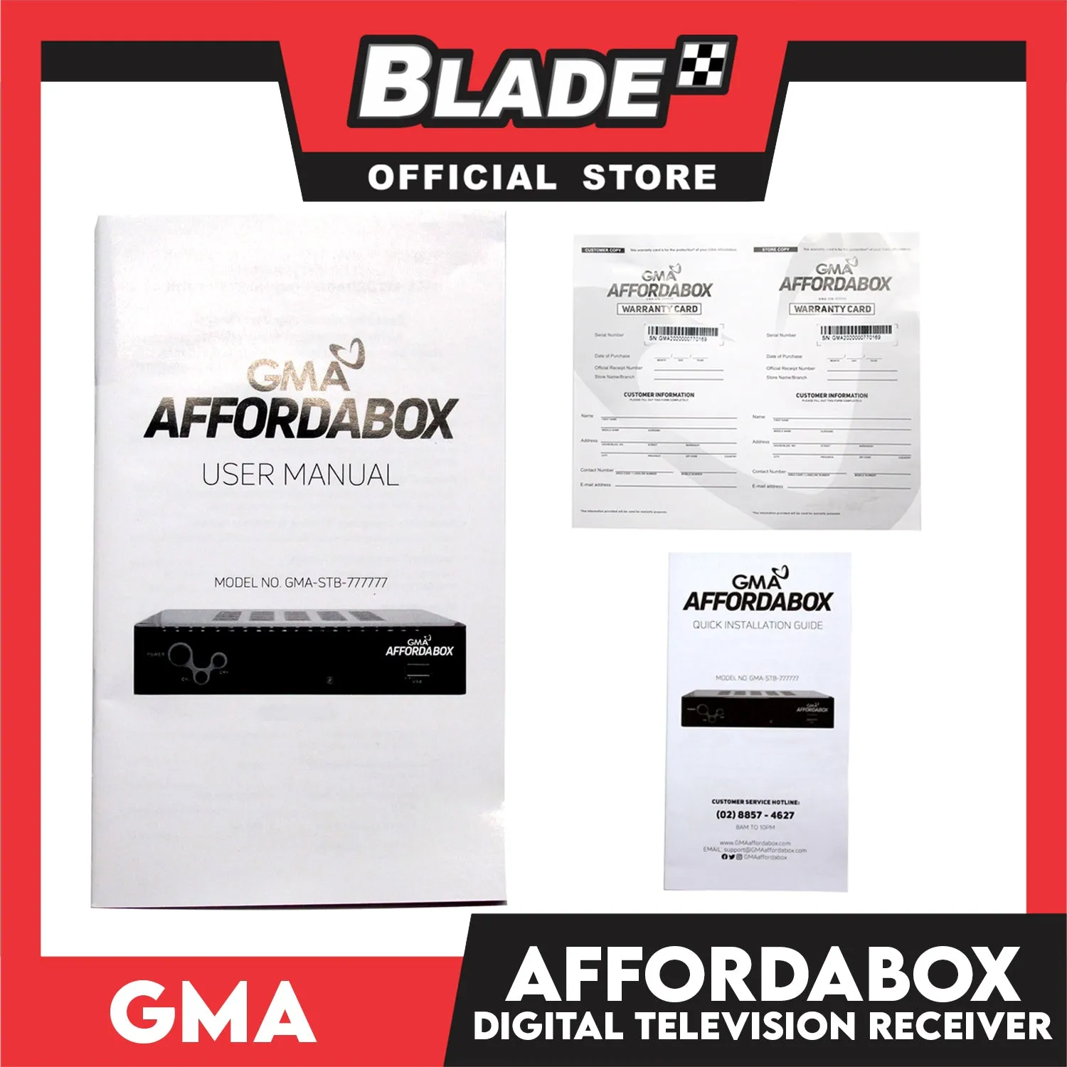 GMA Affordabox Digital TV Receiver for Digital Television Broadcast