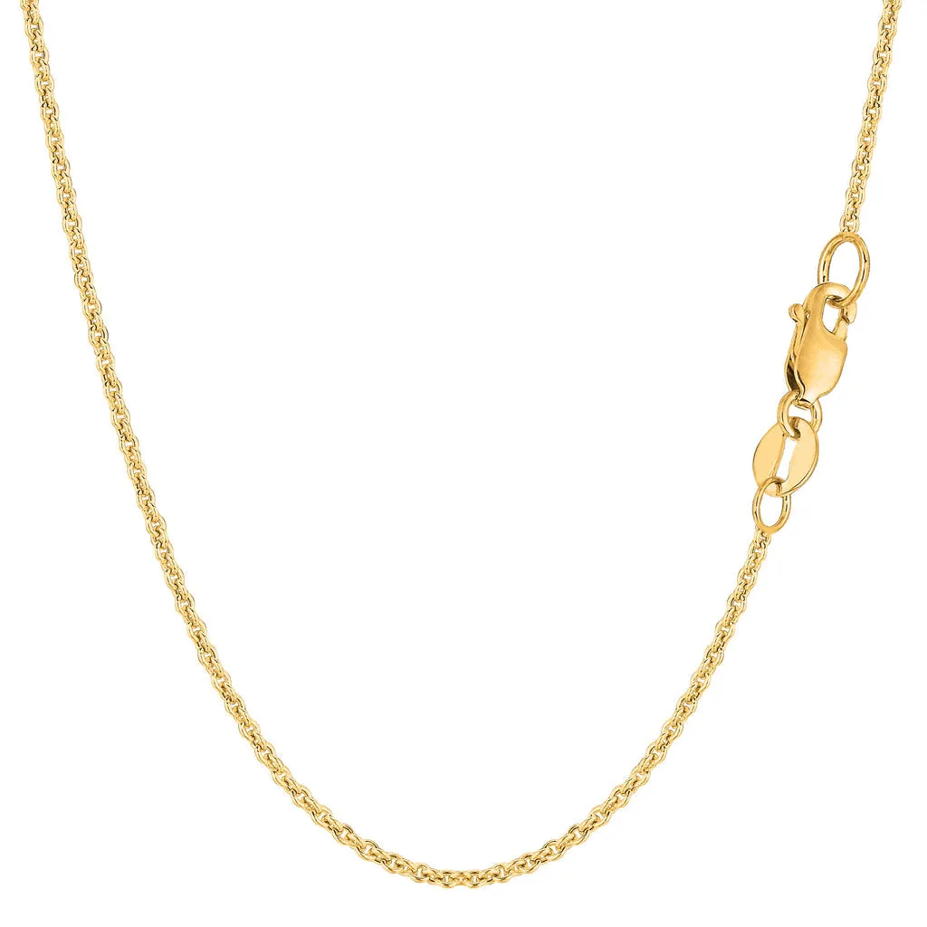Gold Forsantina Cable Link Necklace