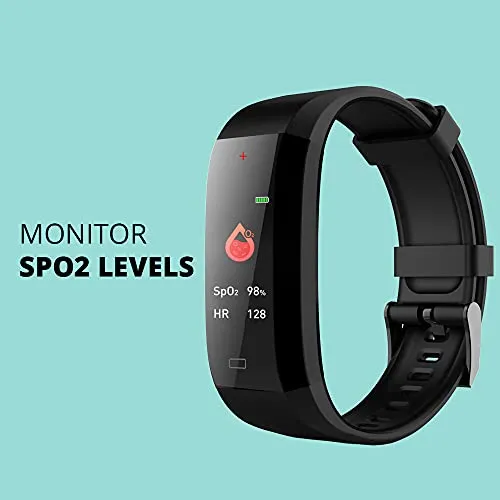 GOQii Smart Vital Junior for Kids, SpO2, Body Temperature and Sleep Tracker (Bubblegum Pink) GOQii Vital 4.0 Oximeter Heart Rate & Body Temperature Monitoring with 3 Months Personal Coaching