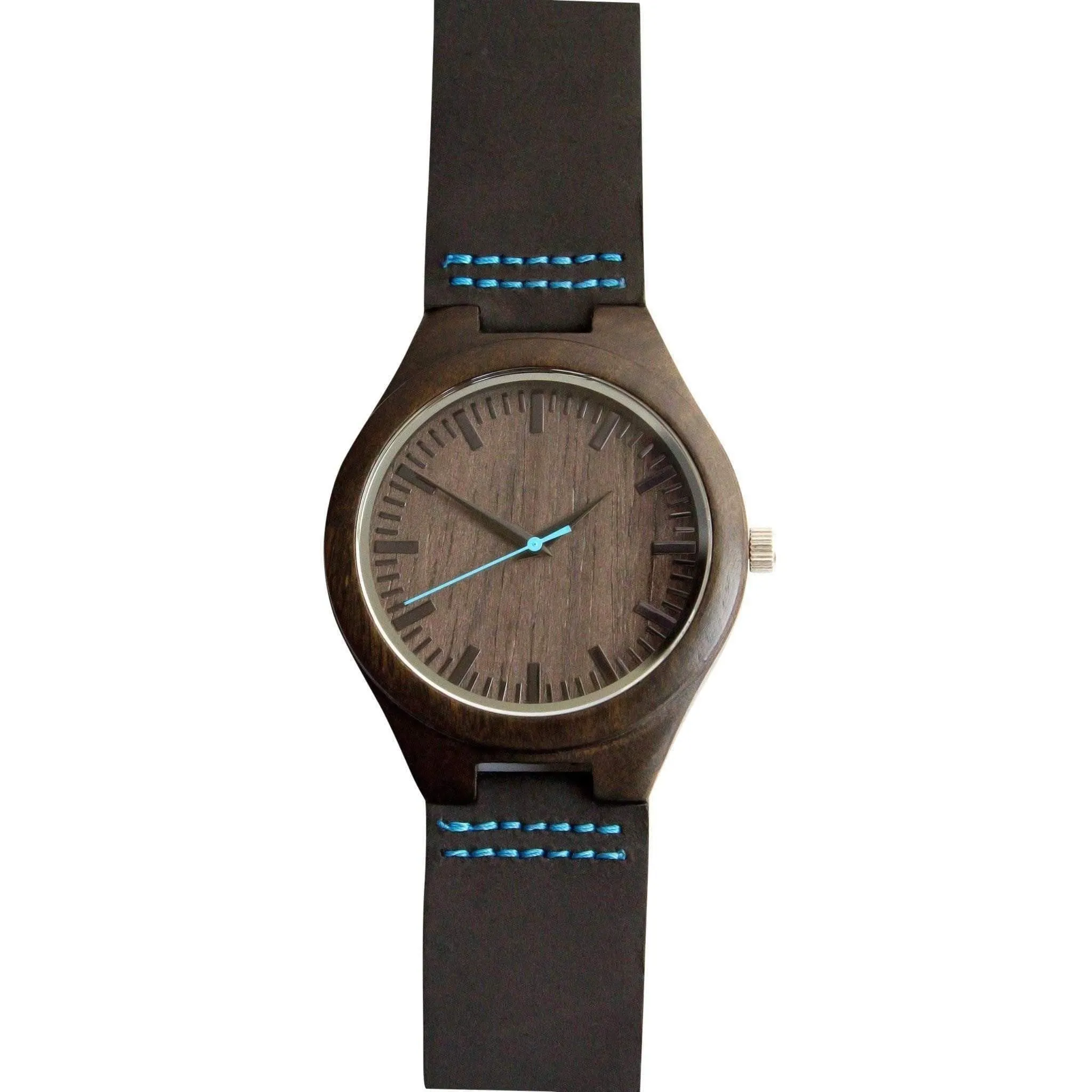 Groomsmen Set Of 4 Wooden Watches - Blue Energico