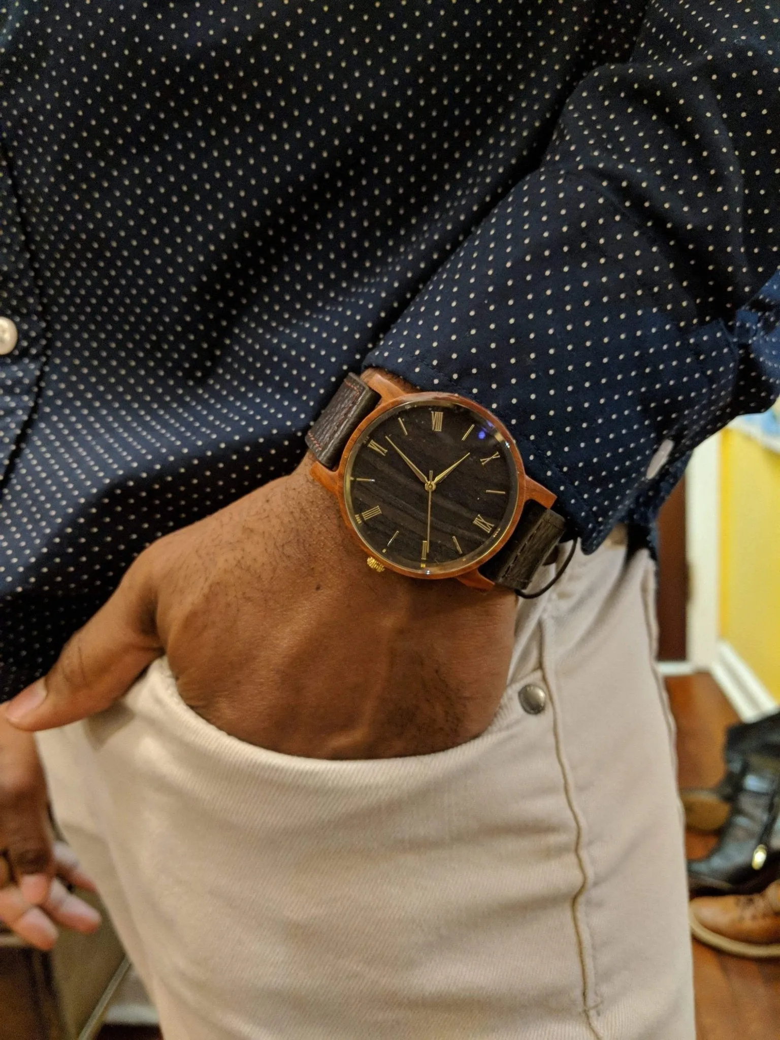 Groomsmen Set Of 8 Wooden Watches Red Arce
