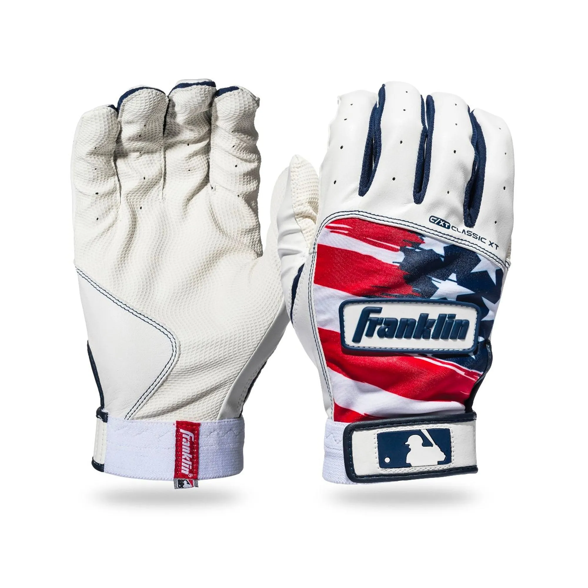 Guanteletas Beisbol Franklin Classic XT Blanco USA ADULTO