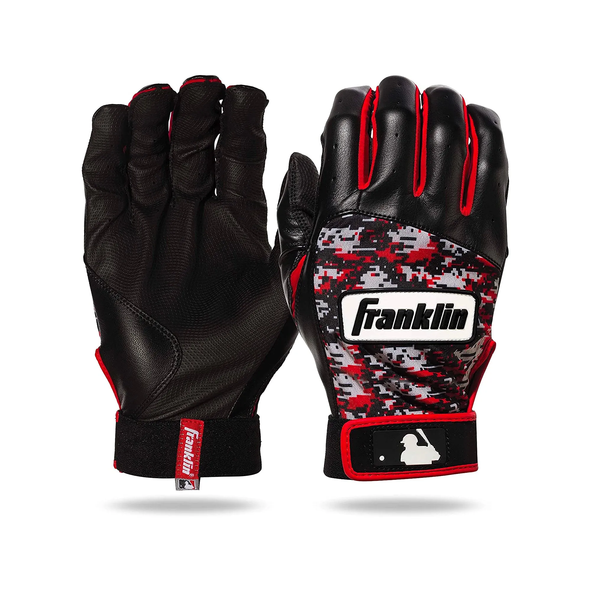 Guanteletas Beisbol Franklin Digitek Rojo Camu INFANTIL