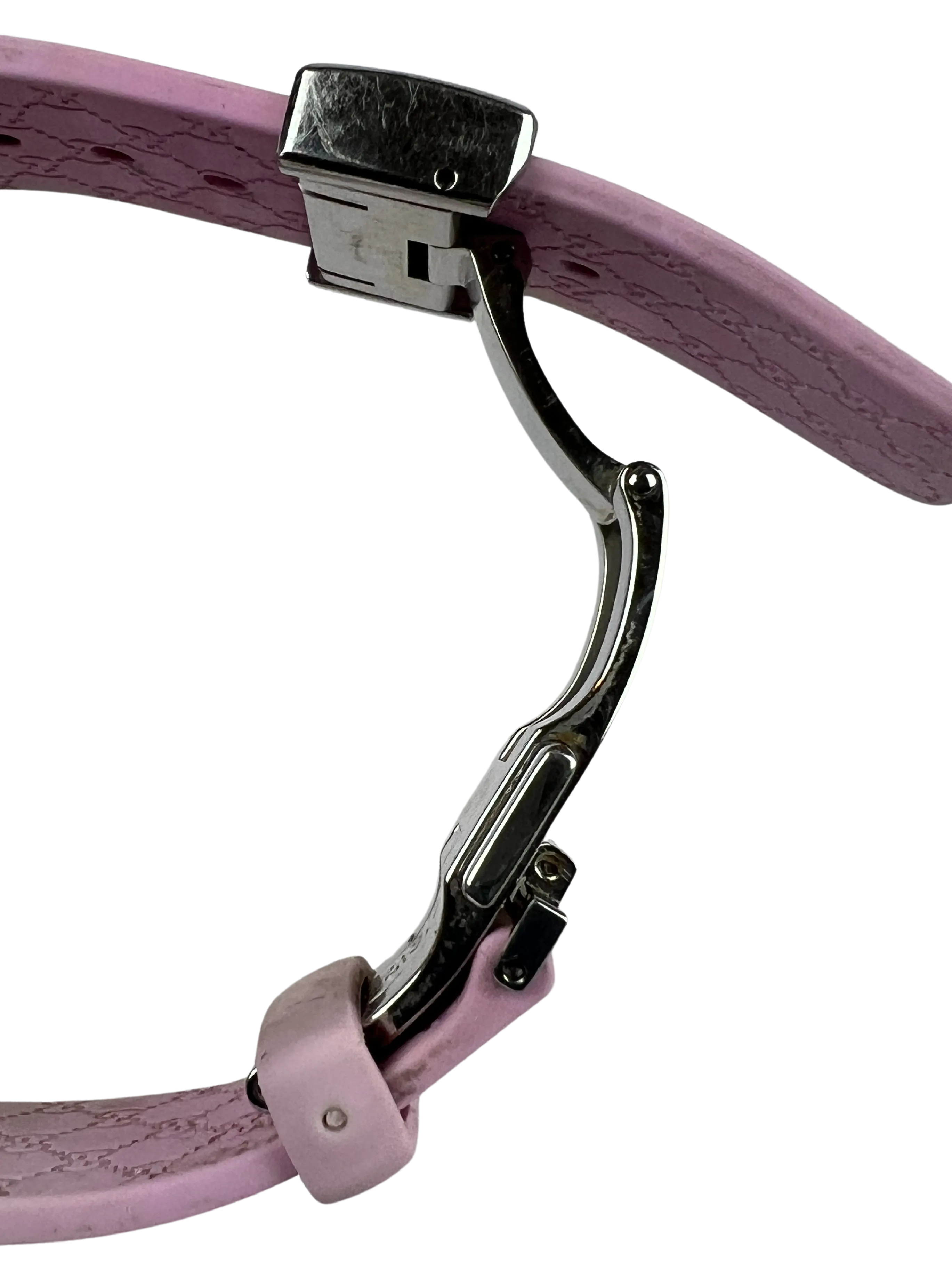 Gucci Women's Swiss Digital Watch with Pink Rubber Strap