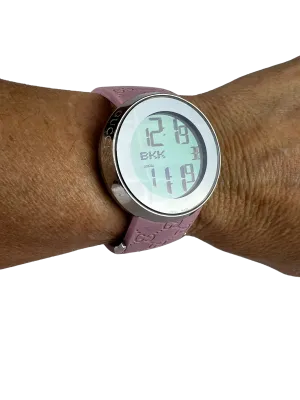 Gucci Women's Swiss Digital Watch with Pink Rubber Strap