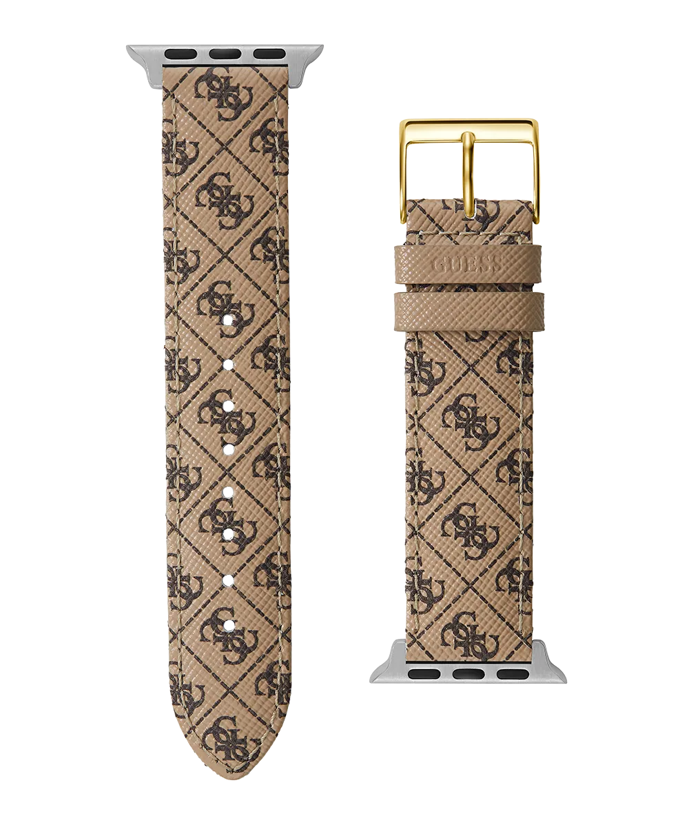 GUESS Logo Leather Band for Apple 38-40 mm Watch