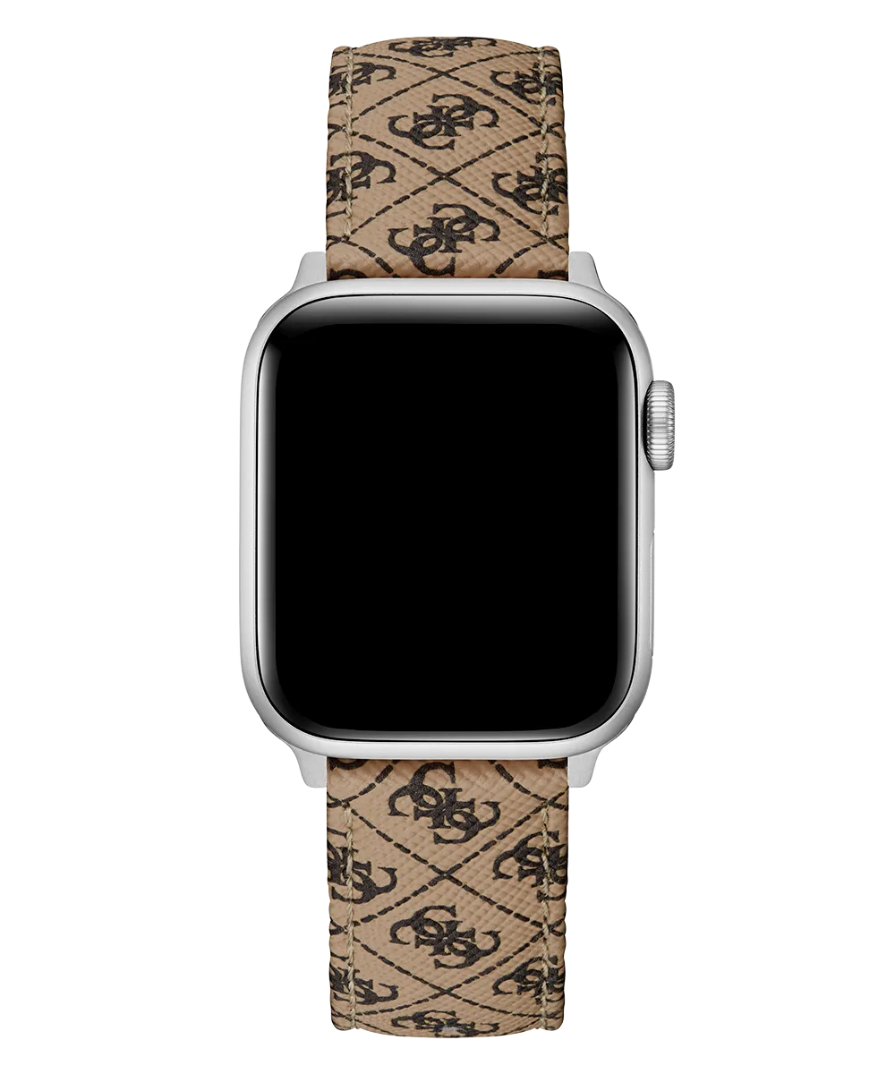 GUESS Logo Leather Band for Apple 38-40 mm Watch