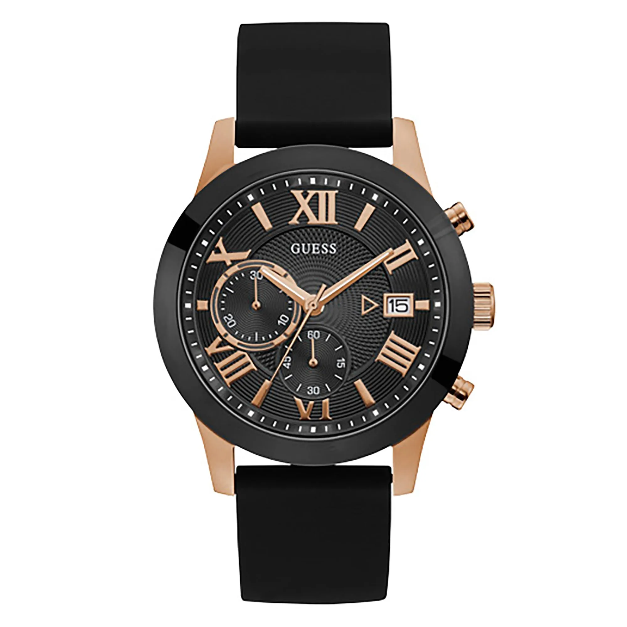 Guess Men's Watch Rose Gold Tone Case Quartz