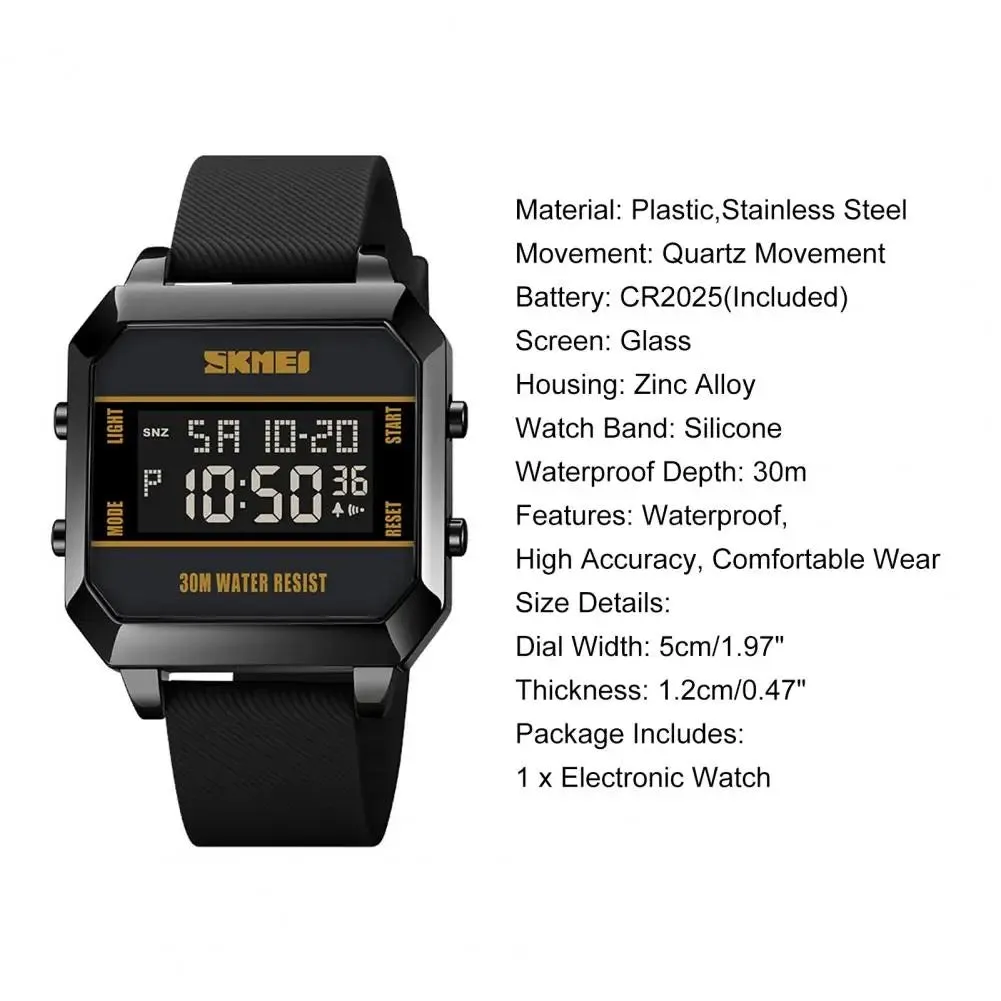 Hango X - Skmei Digital Watch - Black
